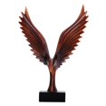 thumbnail image 3 of Escultura de estatua de ala extendida de resina BLESIY adorno Feng Shui para sala de estar rojo estatua del pensador, 3 of 8