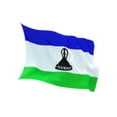thumbnail image 2 of 3x5 Lesotho Mokorotlo South African Kingdom Flag 3'x5' Banner Brass Grommets, 2 of 3