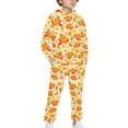 thumbnail image 2 of DISNIMO Thanksgiving Pumpkin Hoodies Set for Girls Hoodie And Jogger Set for Girls 2 Piece Hoodie Set Kids Soft Pullover Hoodie Boys Hoodies Set Size 10-12 Hooded Sweatshirt Lightweight Hoodies, 2 of 7
