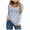 Gray, variant on Aayomet Summer Tops For Women Women's Brushed Tech Stretch Long-Sleeve Crewneck Shirt,Yellow M