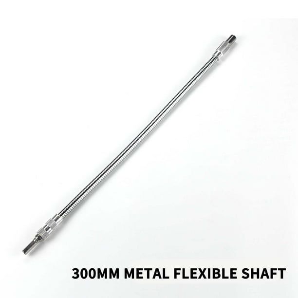 Fiudx Broca de Extensión de Vástago Hexagonal, Eje Flexible de 360 Grados, Kit de Extensión de Taladro Universal, Metal Resistente a La Oxidación, Fácil Acceso a Espacios Reducidos, para Reparaciones