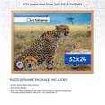 thumbnail image 2 of ArtToFrames 32x24 Inch - 81.28x60.96 CM Brown Puzzle Frame for 1500 piece Puzzles.1.25 Inch Custom Wood Puzzle Frames, Red Oak - Comes with Economy Acrylic, 2 of 6