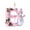 E, variant on Dmlowu Snowman Alphabet Christmas Ornaments, Acrylic Initial Christmas Tree Ornaments, Christmas Decorations Indoor, Pink Letter A
