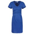 thumbnail image 3 of Vestido De Embarazada Sexy Con Cuello En V (Azul) (L)-105483.15 Tmvgtek Mujer, 3 of 7