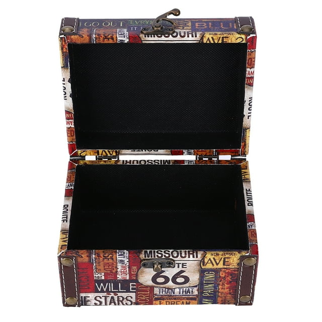Jewelry Organizer,European Style Wooden Storage Jewelry Box Storage Box Precision Engineered