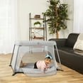 thumbnail image 2 of Dream on Me Travel Light Playard With Mesh Zipper Door, Easy Access, Portable, Gray, 2 of 12