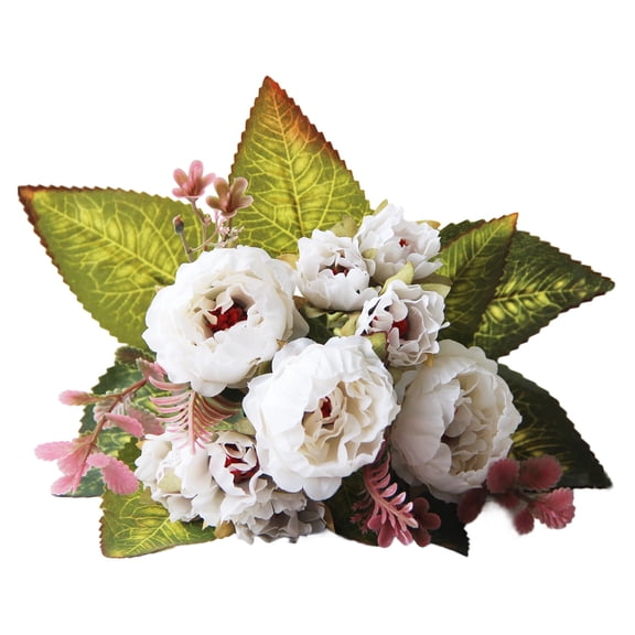 Virelaxpo Peony Artificial Flower Artificiales para Decoracion for Home Wedding Bouquet Flores