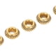 thumbnail image 3 of 50 Uds. De cuentas para rastas de pelo, aleación de Zinc, anillos para decoración de barba y pelo, accesorios de joyería DIY, 3 of 8