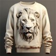 thumbnail image 5 of 3D Tiger Lion Graphic Hoodies For Men Autumn Hip Pop Casual Sweatshirts Trend Y2k Harajuku Oversized Pullover Fashion O-neck Top, 5 of 5