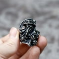 thumbnail image 2 of ZMY Home Raven of Grim Reaper Rings Stainless Steel Jewelry Chunky Drakness Devil Rings (7), 2 of 6