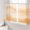 Orange, variant on Sheer Curtains 63 Inch Length 2 Panels Set for Bedroom, Black Ombre Mountain Semi Sheer Curtains for Windows, Nature Abstract Art Marble Gradient Voile Window Treatments Rod Pocket Curtain