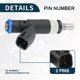 thumbnail image 5 of Inyector de combustible No.4891577AC boquilla de inyección de combustible para Dodge Avenger 2008-2014 2.4L negro, 5 of 7