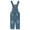 LightBlue-2633, variant on KIDSCOOL SPACE Baby Girls Denim Overalls,Toddler Boys Adjustable Ripped Fashion Jeans Workwear,Deep Blue,18-24 Months