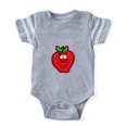 thumbnail image 1 of CafePress - Happy Apple 2 - Cute Infant Baby Football Bodysuit, 1 of 1