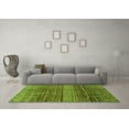 thumbnail image 3 of Ahgly Company Indoor Rectangle Abstract Green Modern Area Rugs, 8' x 10', 3 of 4