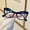 A, variant on Cat Eye Anti Blue Light Glasses Women Men Color Blocking Large Frame Eyewear Transparent Lens Vintage Computer Optical Spectacles
