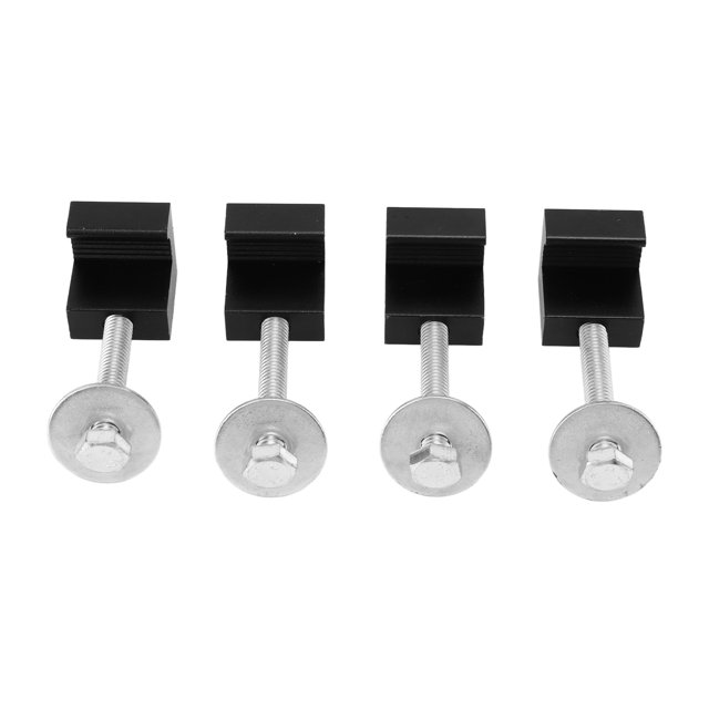 Tool Box J Hook, 4 Pcs Aluminium Alloy Tool Box Tie Down Tether J Hooks Black Universal For Pickup Truck