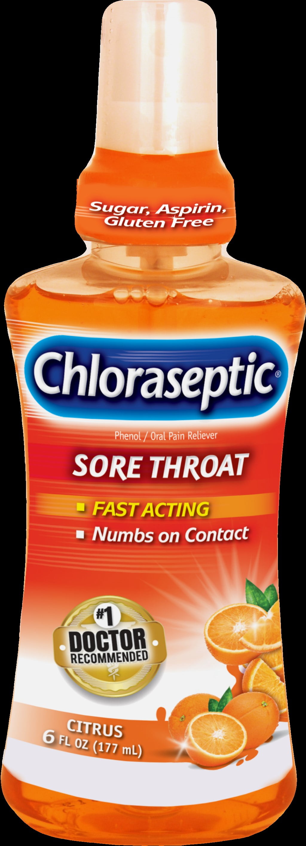 Chloraseptic Sore Throat Spray Soothing Citrus 6 oz (Pack of 2