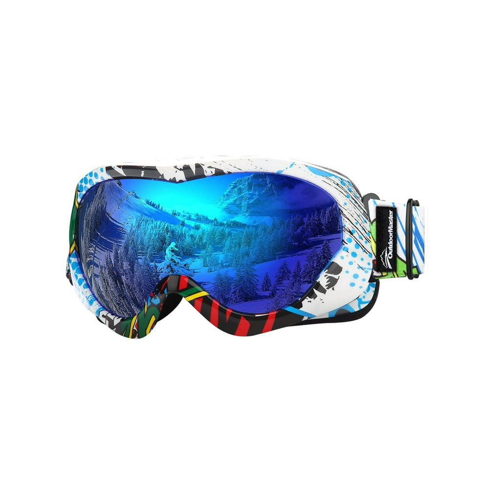 OutdoorMaster Kids Ski Goggles Helmet Compatible Snow Goggles Walmart