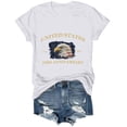 thumbnail image 4 of Duqingm Usa Tshirt Men Womens Pretty Flag Heart 1776 2026 July 4th 250th Birthday V-Neck T-Shirt White,L, 4 of 7