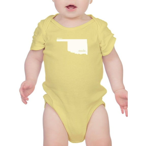 Made In Oklahoma Bodysuit Infant -Smartprints Designs, Newborn