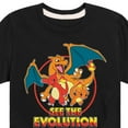 thumbnail image 3 of Pokémon - Charmander See The Evolution - Youth Short Sleeve Graphic T-Shirt, 3 of 5