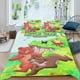 thumbnail image 2 of Osito Conjunto de sábanas temático, trío de piezas, cómodo y amigable con la piel, diseño único, regalo de decoración para el hogar para familiares, amigos y fans, 90 cm * 190 cm, 2 of 6