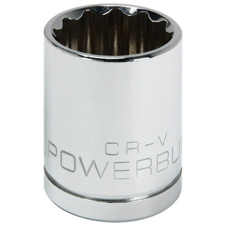 UPC: 0028907054131 | Powerbuilt 1/2 Inch Drive x 7/8 Inch 12 Point Shallow Socket – 642005