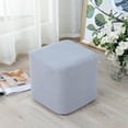 thumbnail image 2 of DOLITY Housse Extensible pour Pouf 2x 10 Pouces-13 Pouces Repose-Pieds Housse de Pièce, 2 of 3