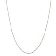 thumbnail image 1 of Leslie's 10K White Gold 2.5mm Diamond-Cut Lightweight Rope Chain (Weight: 7.72 Grams, Length: 24 Inches), 1 of 4