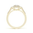 thumbnail image 2 of ANGARA Natural 0.43 Ct. Diamond Halo Engagement Ring in 14K Yellow Gold for Women (Ring Size: 3.5), 2 of 10