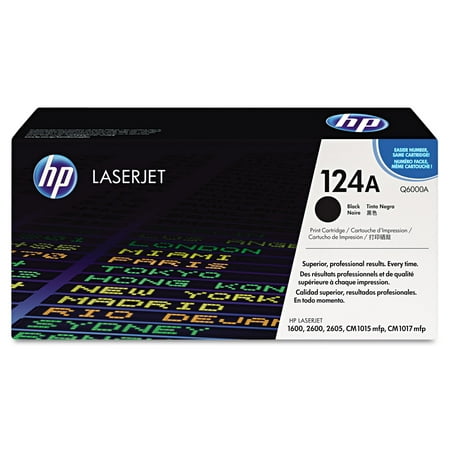 UPC: 0829160412412 | HP 124A (Q6000A) Toner Cartridge  Black