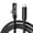 1.5 meters, variant on 100W Fast Charging Right Angle Type-C Cable Flat Flat Nylon Braided 90 Degree Elbow USB C To C Charger Wire