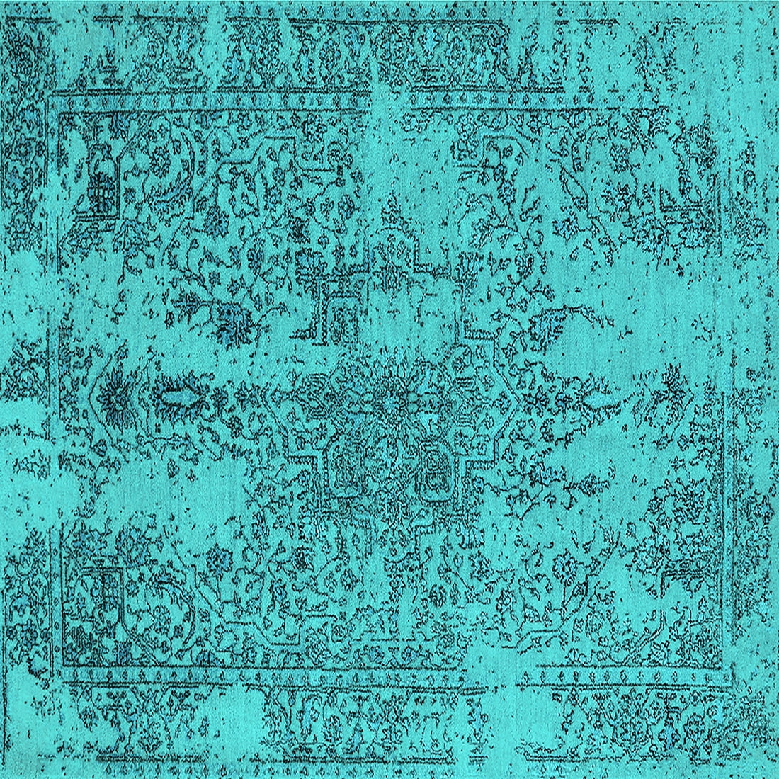 Turquoise Rug Texture Ahgly Company Indoor Square Oriental Turquoise Blue Industrial Area ...