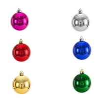 Wadada Christmas Balls 24 PCS 1.1” Shatterproof Christmas Ball Ornaments Christmas Tree Decorations Theme Assorted Christmas Decor Plastic Christmas Ornaments Balls (3CM/24PCS/Mixed)