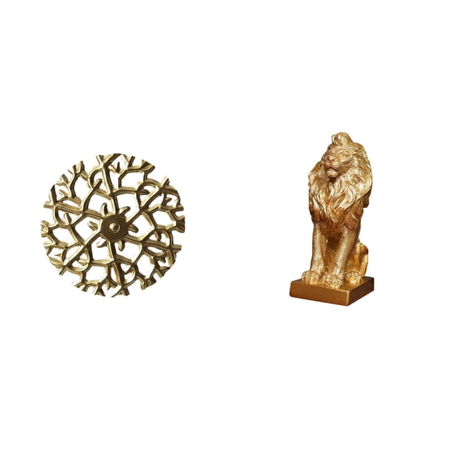 Escultura de león para colgar en la pared, de metal, para decoración de pared, figura de león, estatua, estante, escritorio, oficina, decoración del h