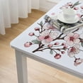 thumbnail image 4 of nygtbtfer Round Tablecloth Tree Tablecloth Japanese Blossom Branch Flower Bud Twig Foliage Bloom Nature Table Cloth for Dining Tables, Parties, Wedding and Banquet Decoration, 4 of 7