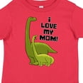 thumbnail image 4 of Inktastic I Love My Mom with Baby and Mommy Brontosaurus Boys or Girls Toddler T-Shirt, 4 of 5