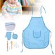 thumbnail image 4 of Juego De Juguetes De Cocina Para Niños Juego De Rol Para Hornear Delantal Gorro De Chef Utensilios De Imitación Vajilla Funcional Para Niños Pequeños Niñas Niños De 3 Años, 4 of 7