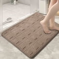 thumbnail image 6 of Bathroom Floor Mat Solid Color Sponge Absorbent Non Slip Bath Pad Thick Slow Door Mat For Bathroom Safety And Comfort Bath Mats For Bathroom, 6 of 6