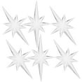 thumbnail image 3 of Raindrops 6Pcs Acrylic Star Shaped Hanging Decorations for Christmas Tree and Home, 3 of 8