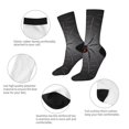 thumbnail image 4 of Balery Black Spider On Web Calcetas Largas con Estampado para Hombre y Mujer – Suaves y Transpirables, Talla Única (US 5-11), 4 of 6