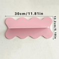 thumbnail image 5 of Wooden Wavy Storage Rack Wall Shelf Home Decoration Pink, 5 of 5