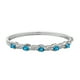 Bracelet Topaze Bleu avec Diamants en Argent Sterling – image 1 sur 1