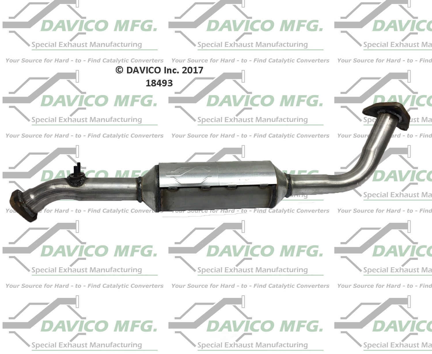 Davico Mfg 18493 Direct-Fit Catalytic Converter