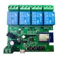 thumbnail image 2 of Riwcyla WiFi+ 433Mhz Smart Remote Control Wireless Switch Universal Module 4ch DC 5V Wifi Switch Timer Phone APP Remote Control Support Home Voice Control for Smart Home, 2 of 6