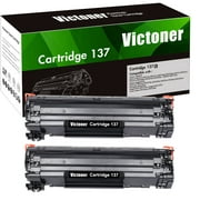 Victoner 2-Pack Compatible Toner for Canon 137 CRG137 imageCLASS MF212w MF216n MF227dw MF229dw MF232w Printer Black