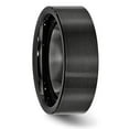 thumbnail image 4 of Chisel Black Ceramic Flat 8mm Brushed Band, 4 of 7