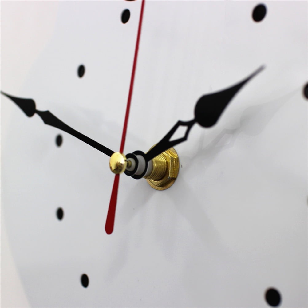 Milisten Frameless Acrylic Wall Clock Quiet Sweep Cute Owl Shape for Bedrooms