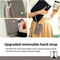 thumbnail image 5 of For Moto G Power 5G 2024 Wallet Case, Crossbody Shoulder Strap Zipper Pocket Cards Holder Shockproof Premium PU Leather Portable Phone Case for Motorola G Power 5G 2024, Gray, 5 of 8